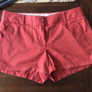 J. Crew shorts in a fun rust color